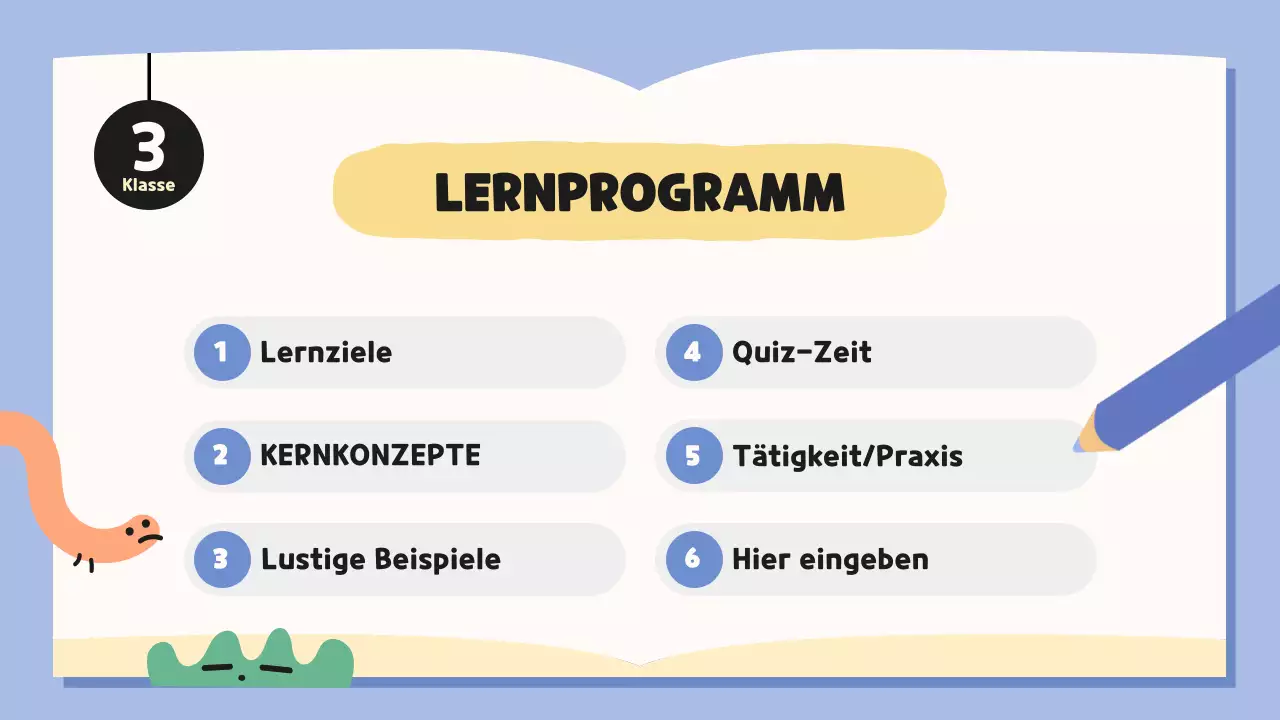 blaue skurrile Literaturklasse