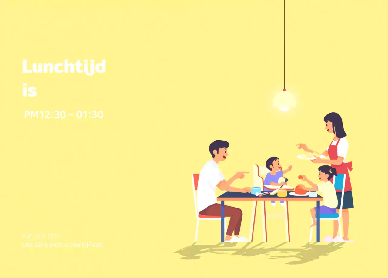 Veelkleurig familie-illustratieconcept