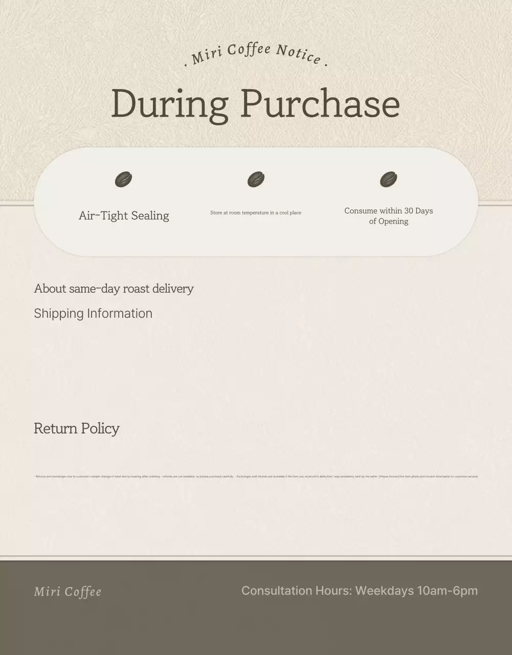 Cartaz de propaganda de café vintage bege