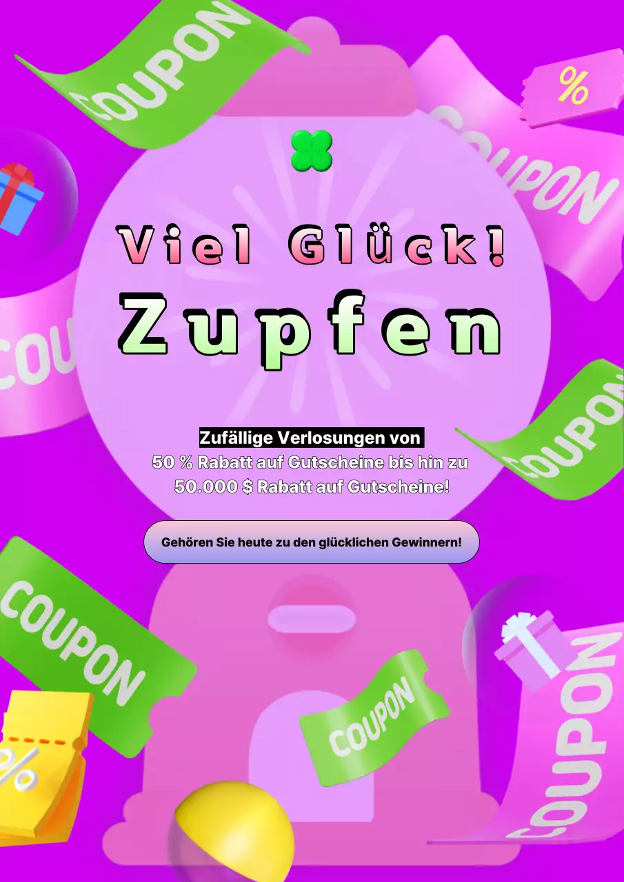 Werben Sie für Werbegeschenke mit einem lila Farbtupfer