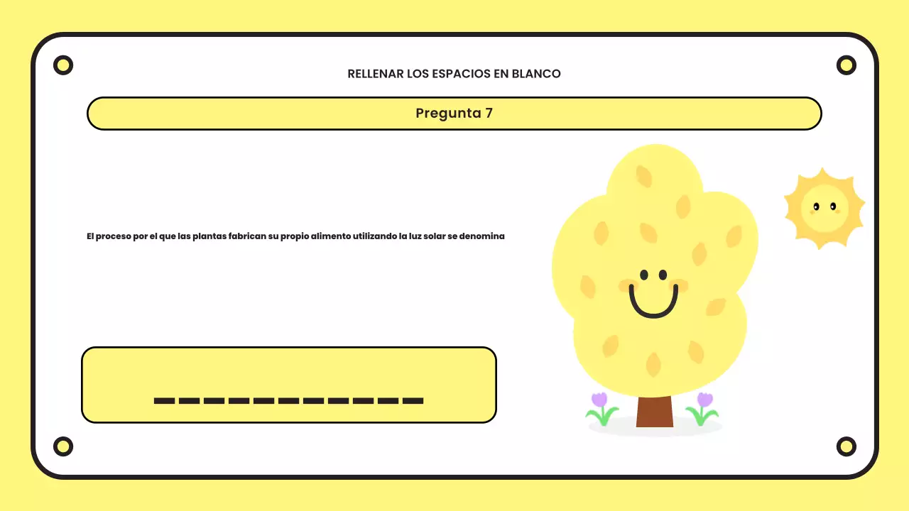 yellow simple quiz presentation