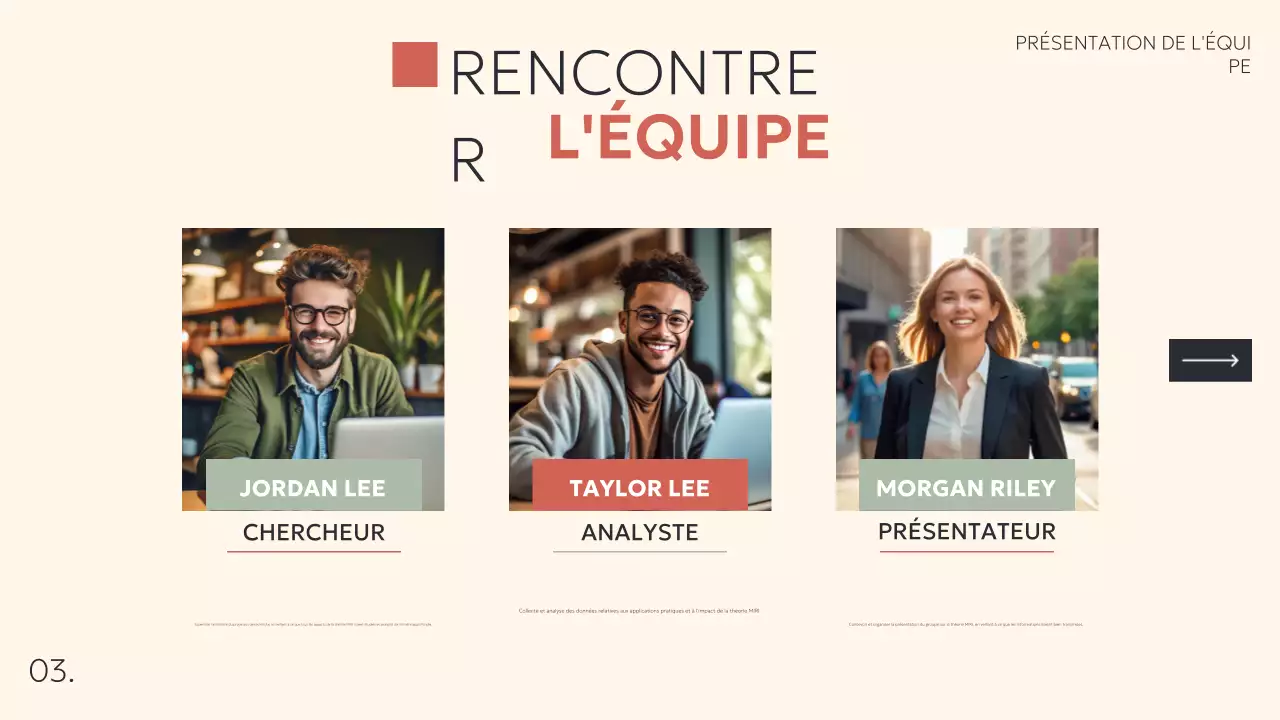 Présentation de projet moderne beige