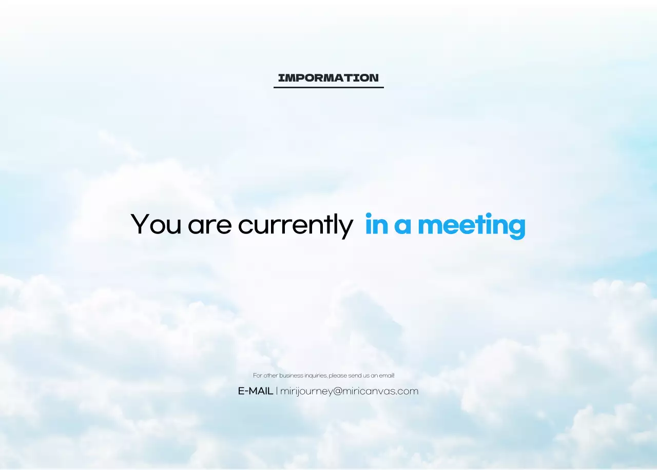 Sky photo clean calendar