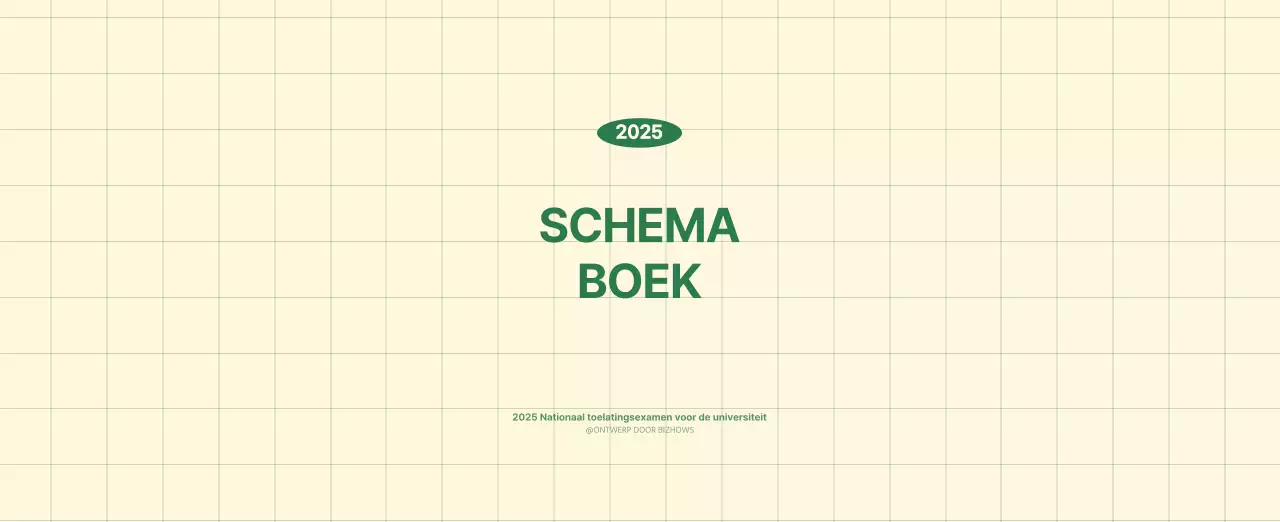 SAT D-Day notitieblok concept wandkalender in groen en lichtgeel