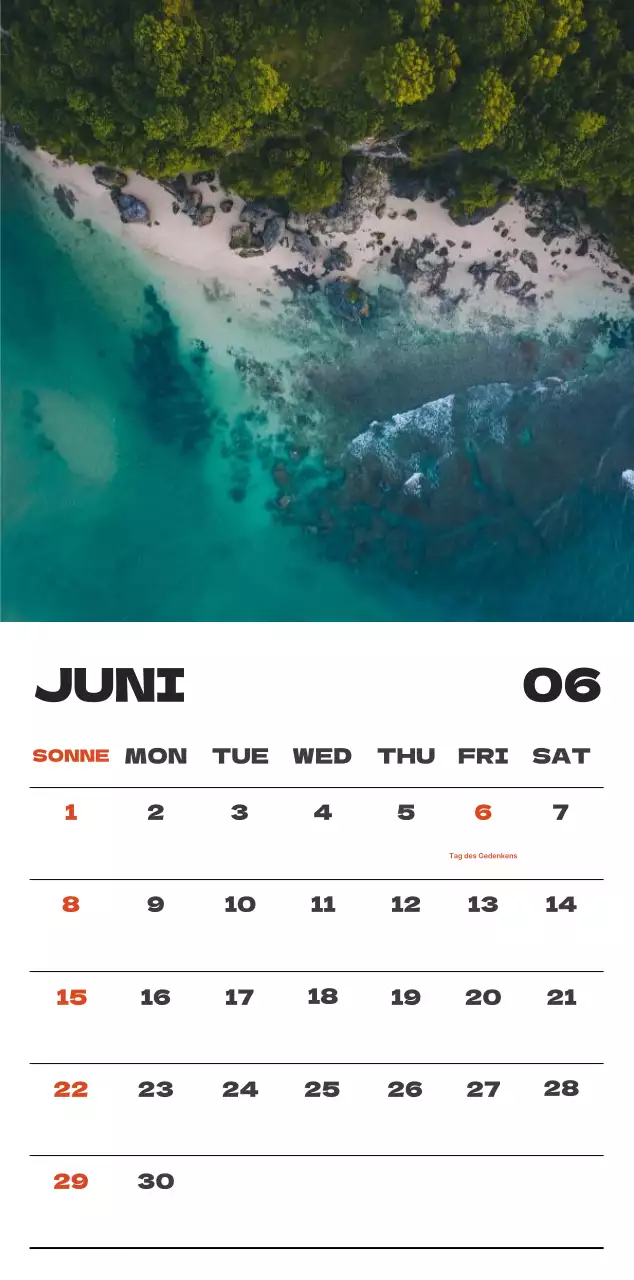 Himmel Foto sauber Kalender