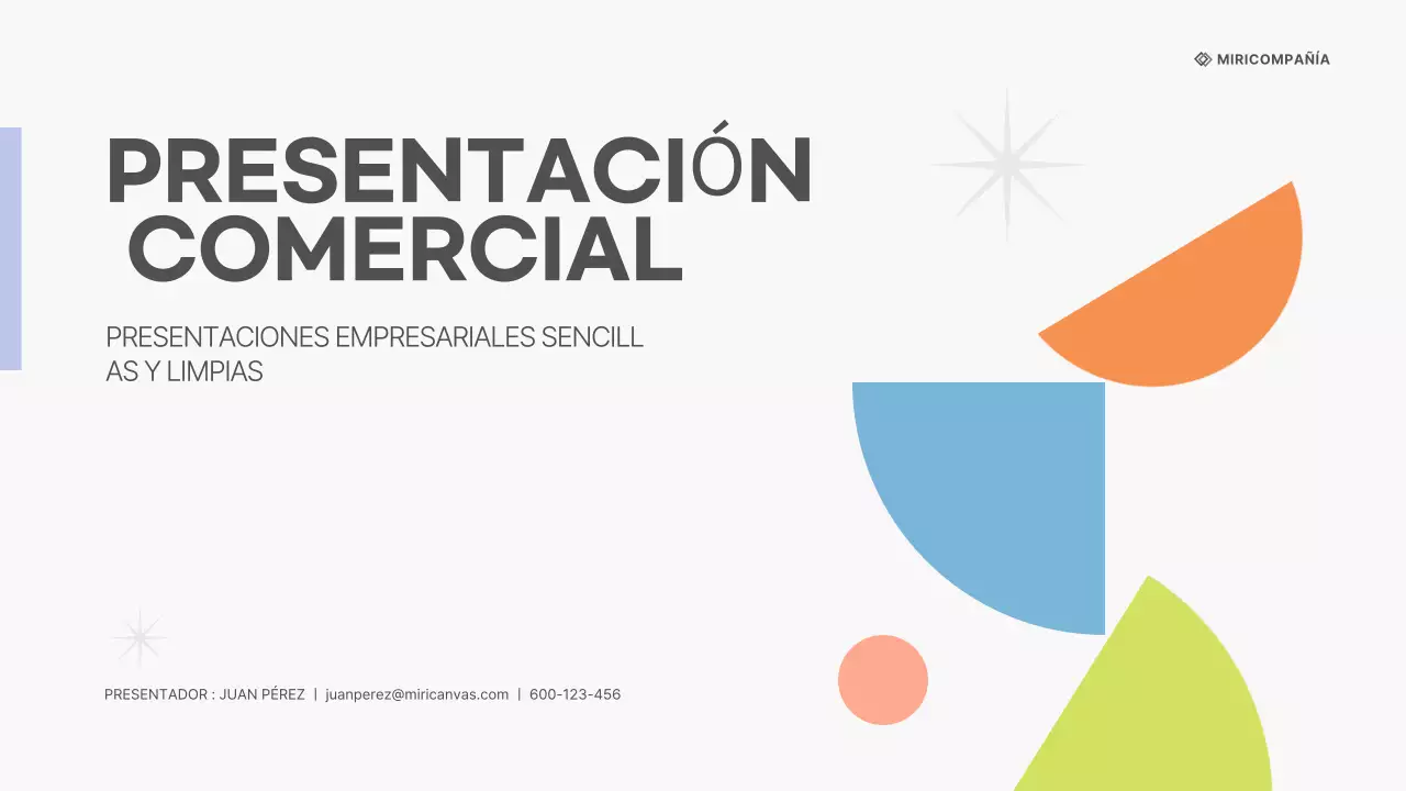 Un plan de empresa blanco y limpio