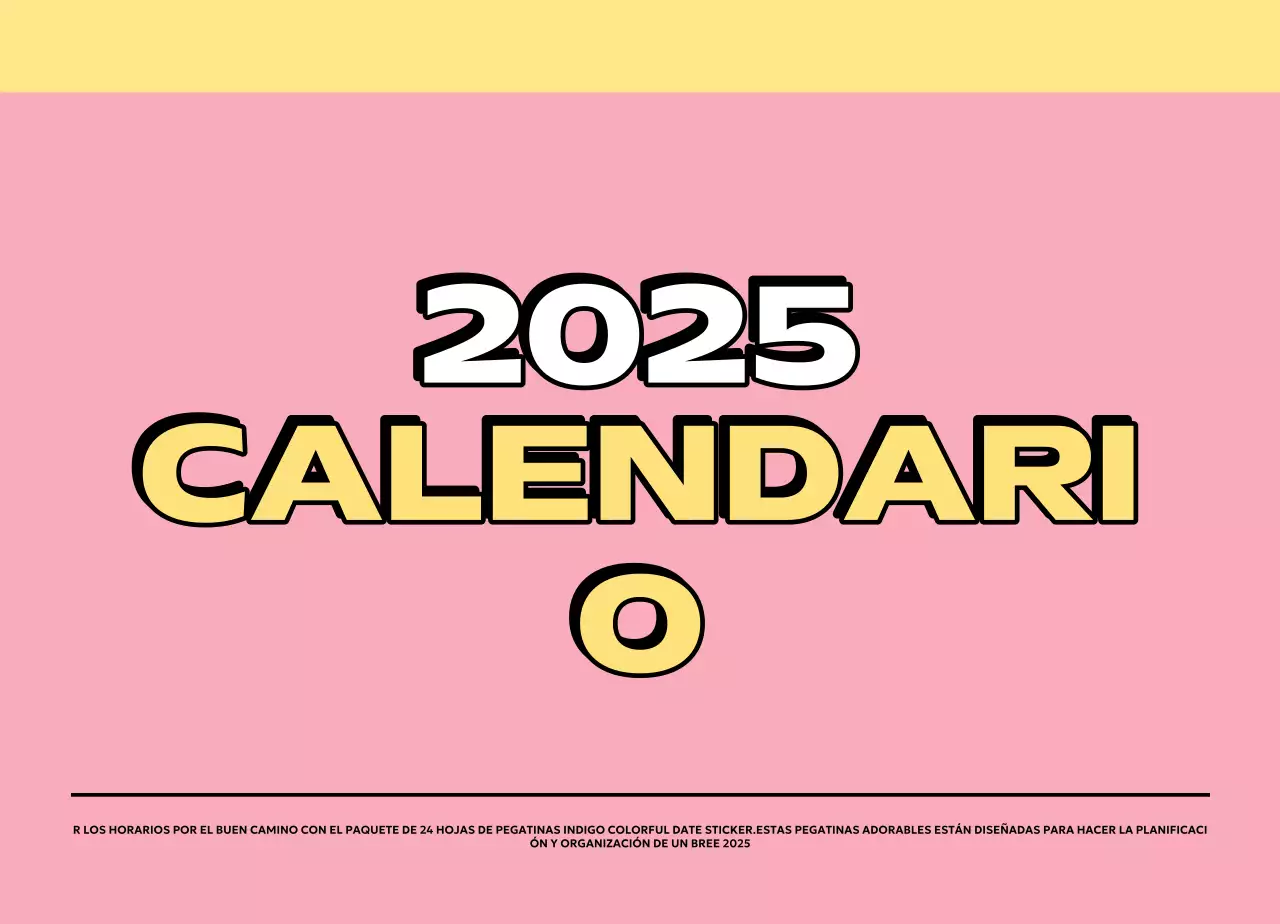 Coloridos calendarios con diversas ilustraciones retro