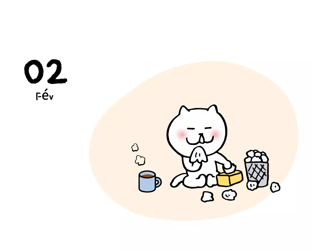 Calendrier journalier en ivoire