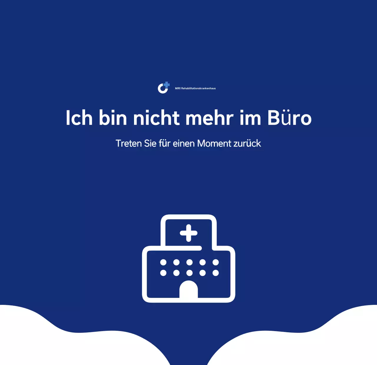 Einfacher Kalender mit blauen, klaren Illustrationen