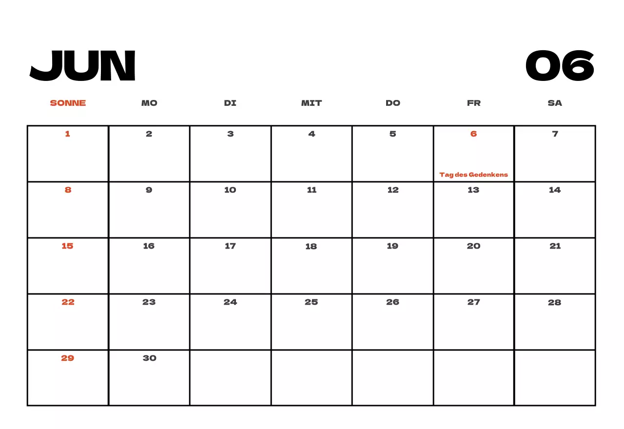 Himmel Foto sauber Kalender