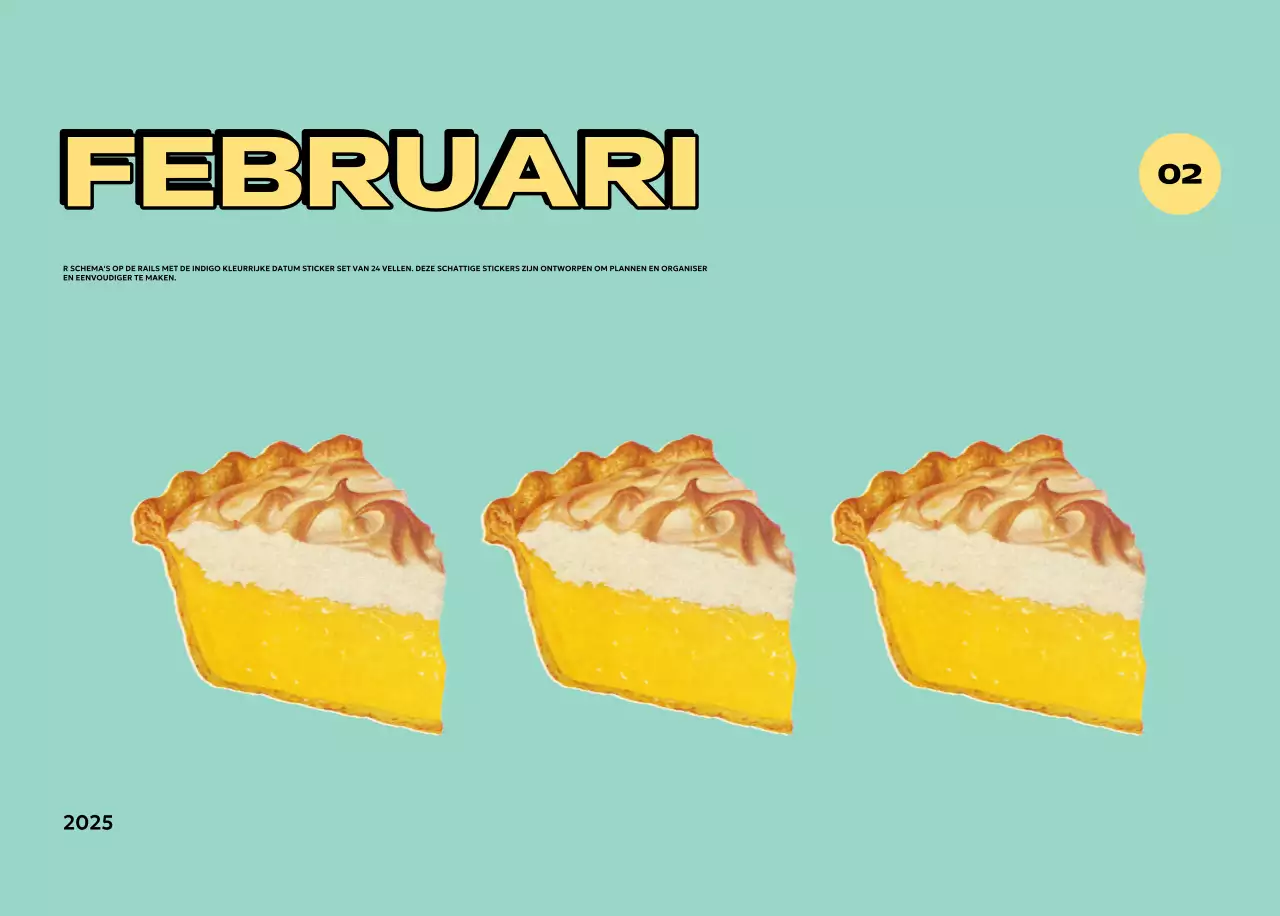 Kleurrijke kalenders met verschillende retro-illustraties