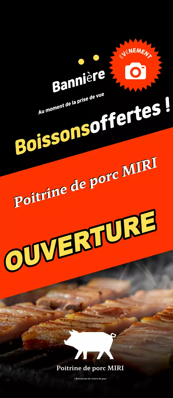 Orange Simple Food Promotion