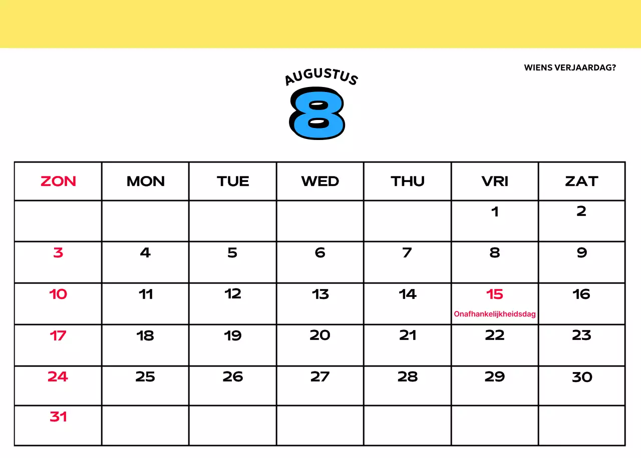 Kleurrijke kalenders met verschillende retro-illustraties