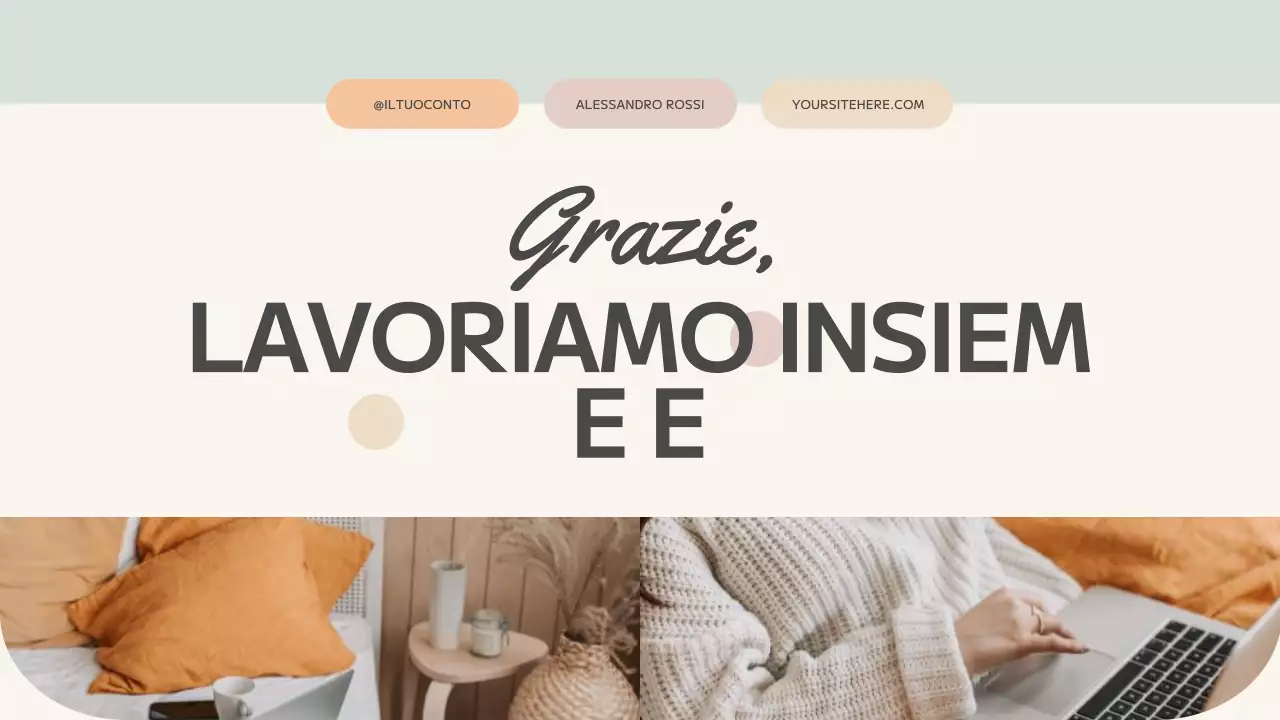 portafoglio creativo astratto beige