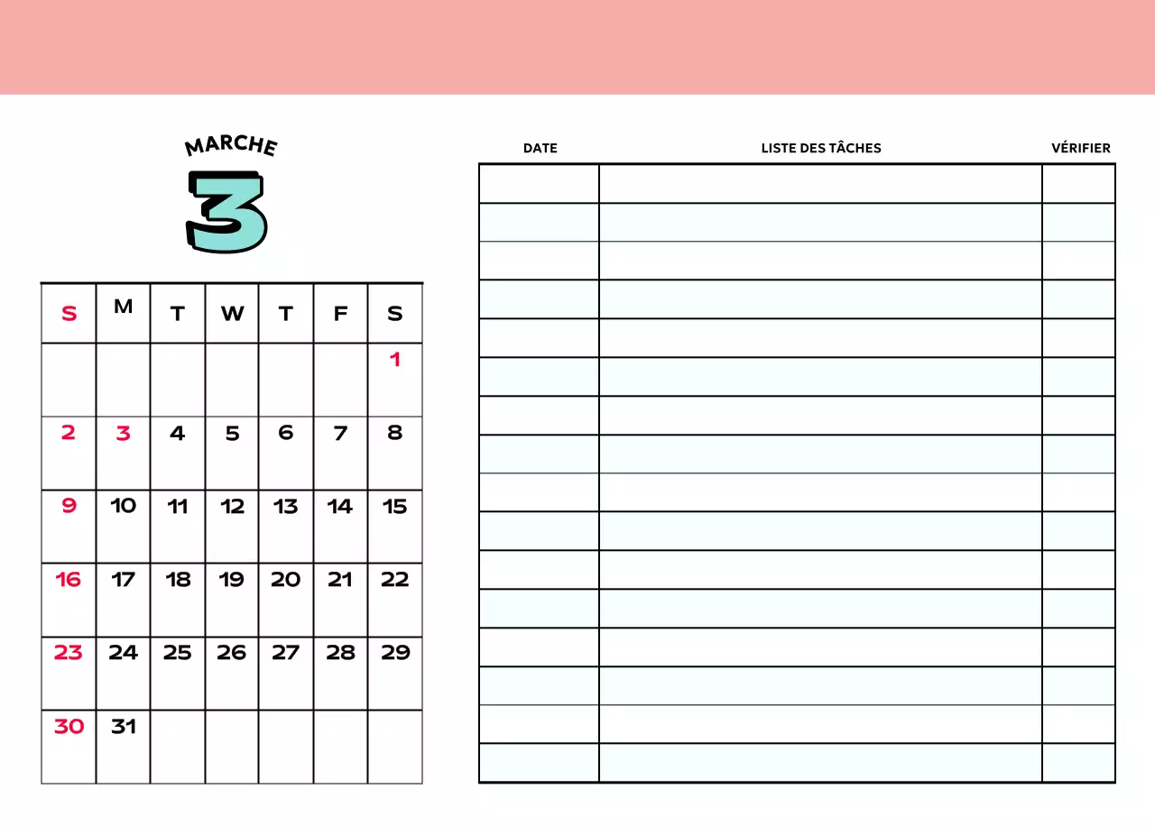 Calendriers colorés avec une variété d'illustrations rétro