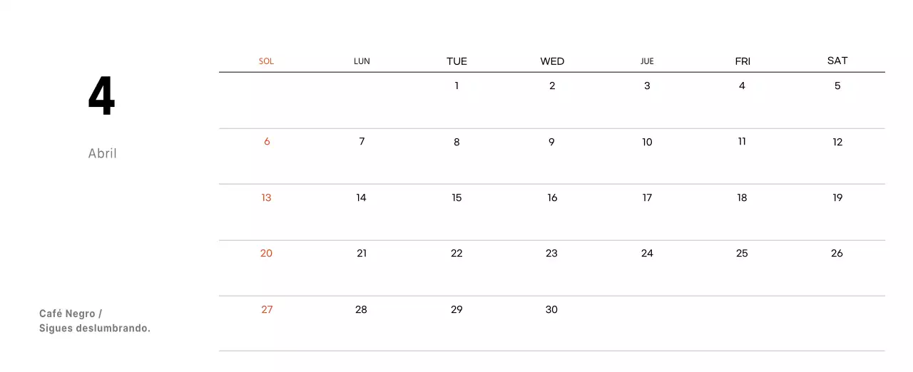 Un café sentimental blanco y marrón