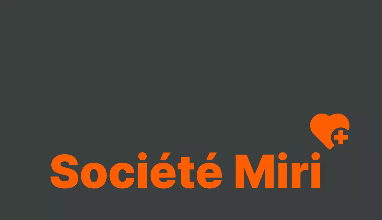 Carte de visite grise, orange et blanche, style minimal pour la télésanté