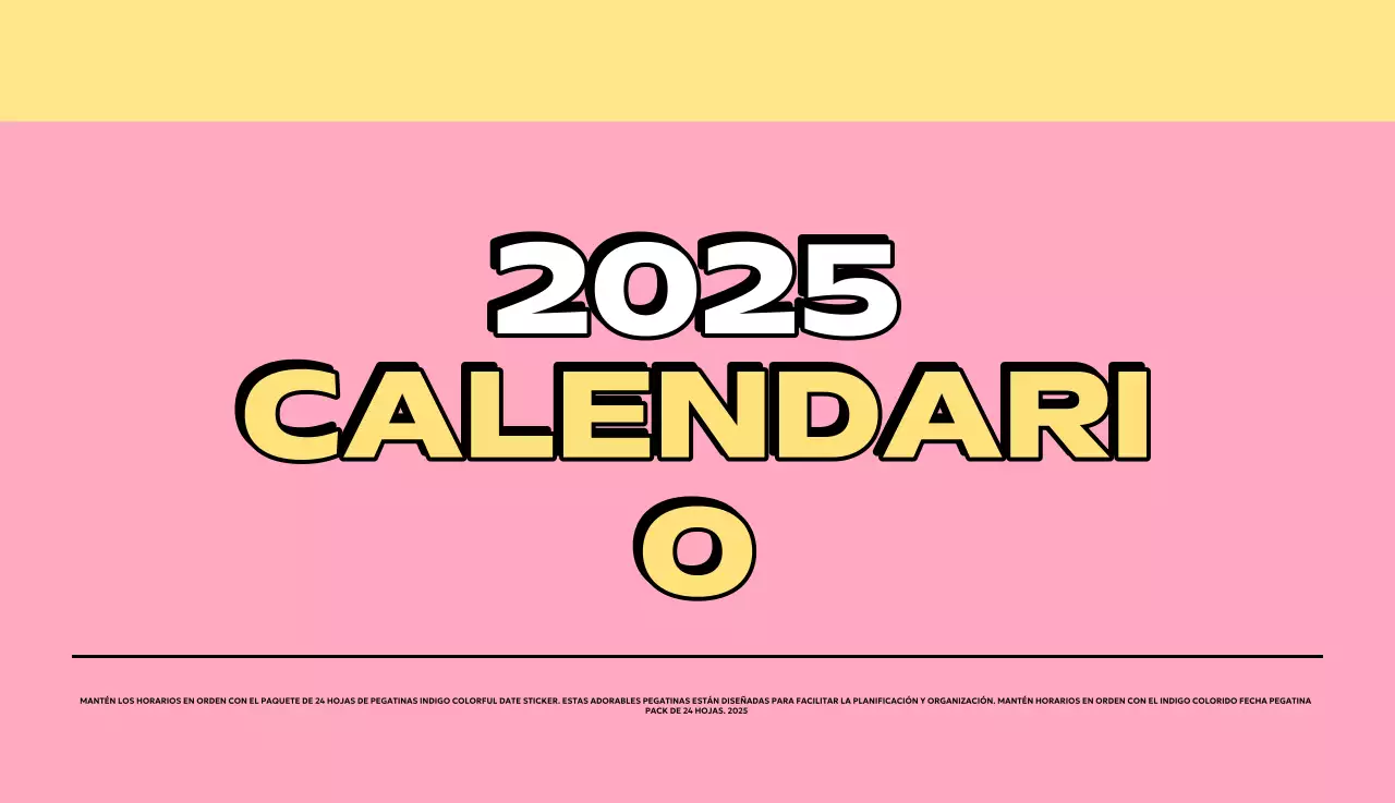 Coloridos calendarios con diversas ilustraciones retro