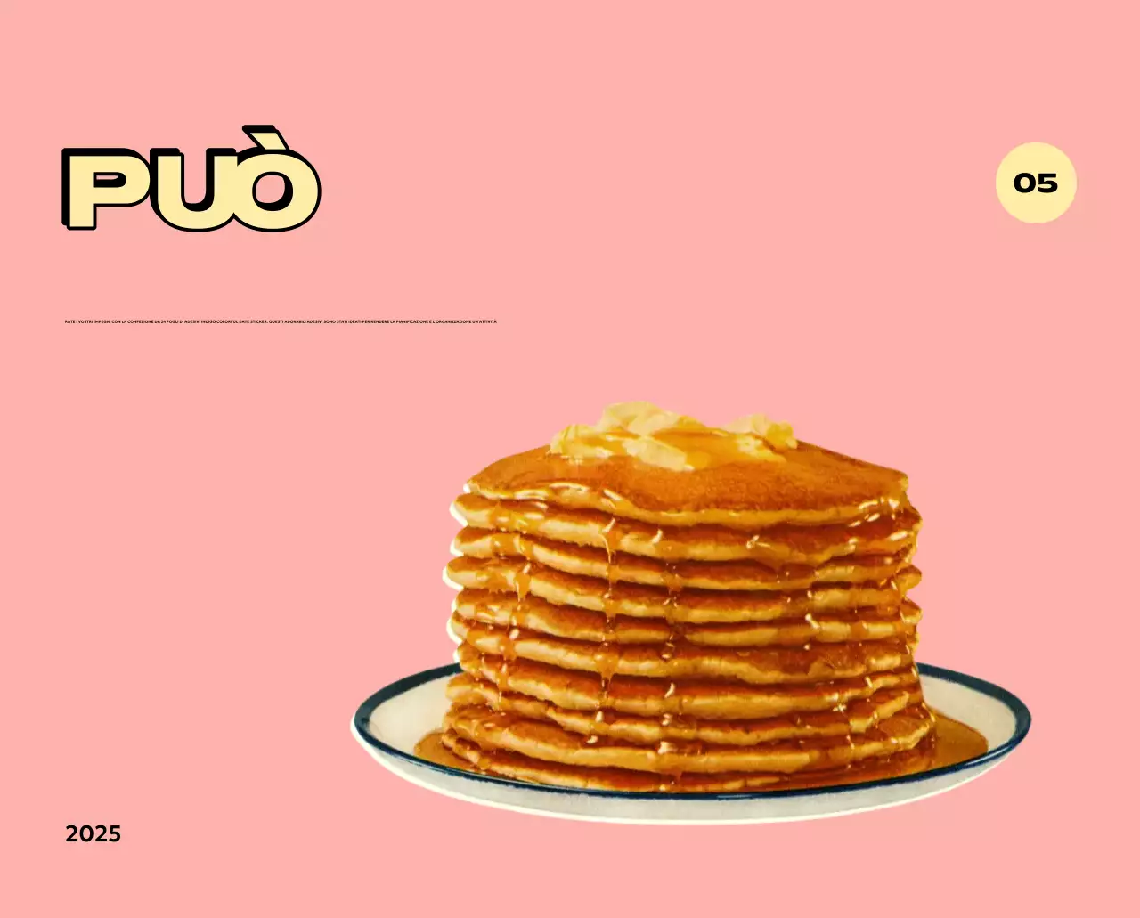 Calendari colorati con una varietà di illustrazioni retrò