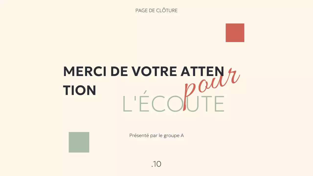 Présentation de projet moderne beige