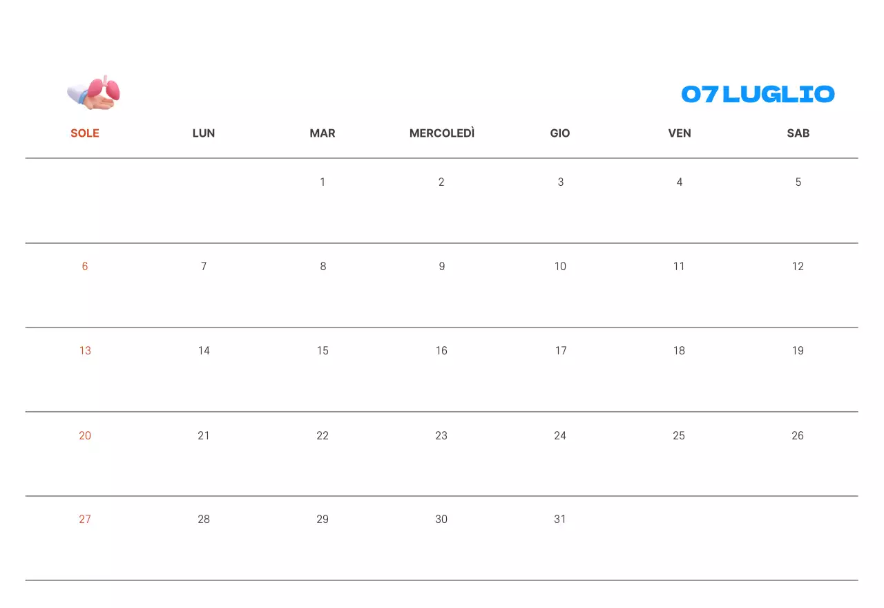 Un ospedale festivo con illustrazioni a tema salute e famiglia e accenti colorati