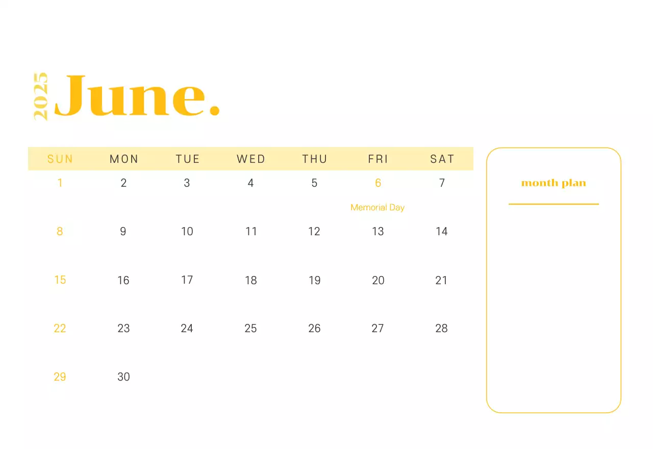 Calendar with youth illustrations on a yellow-green background