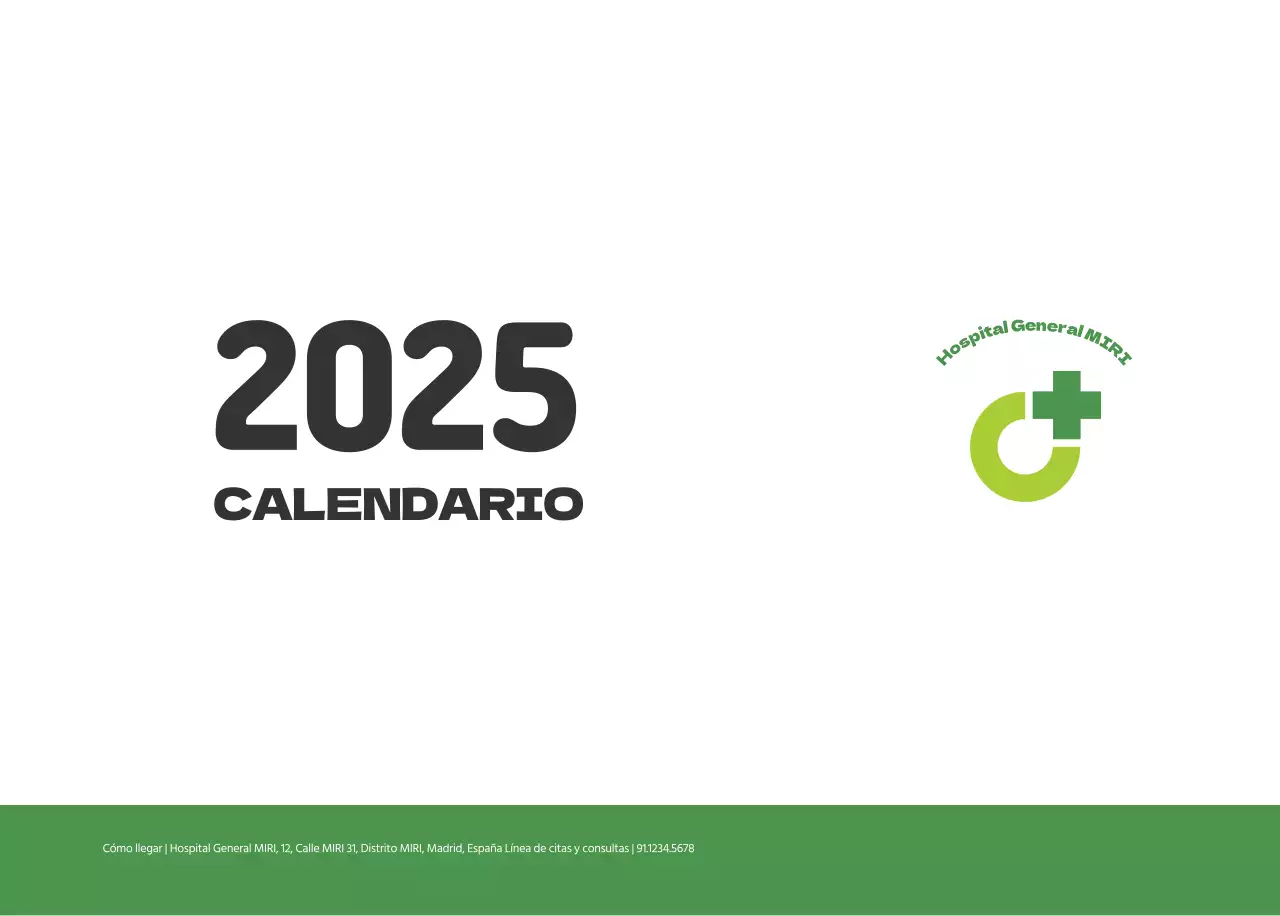 Un hospital festivo con ilustraciones de temática sanitaria y familiar y acentos de color