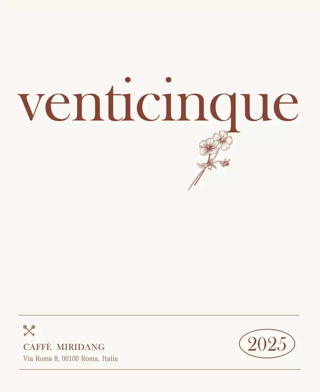 Promuovere il caffè vintage beige