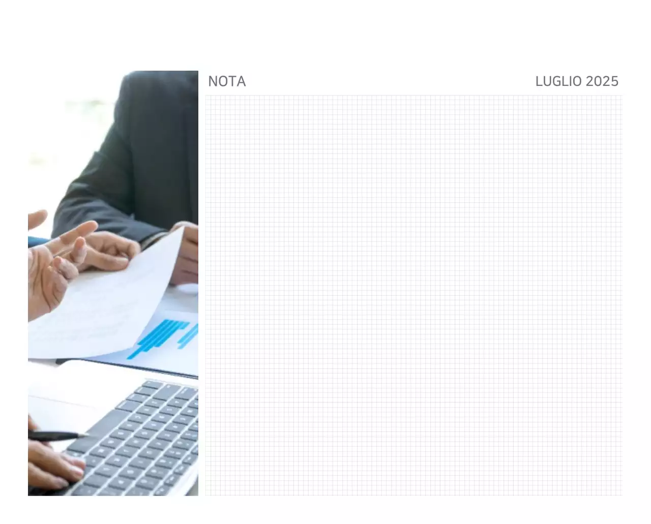 Calendario moderno blu Calendario moderno blu