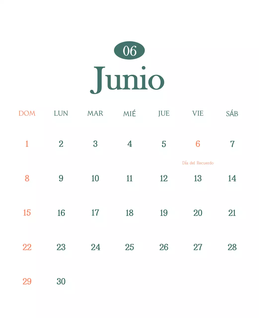 Un moderno calendario de cafeterías con recomendaciones para la bebida del mes