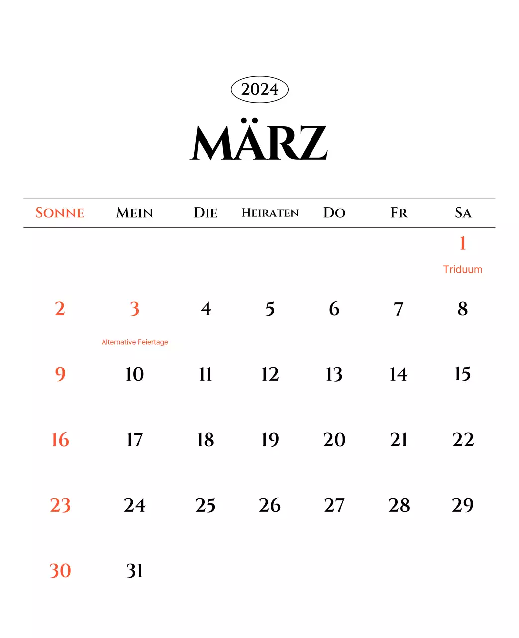 Einfacher Kalender mit schwarzer und weißer emotionaler Reisefotografie Konzept