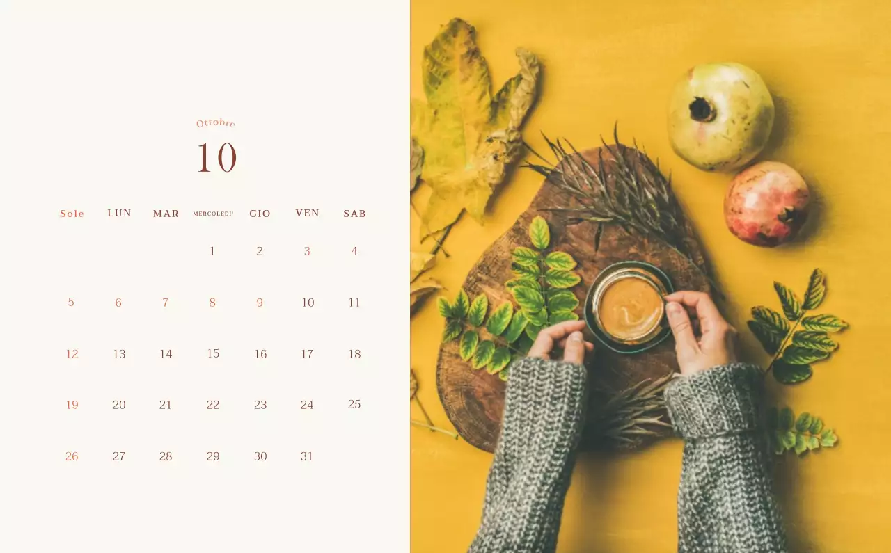 Promuovere il caffè vintage beige