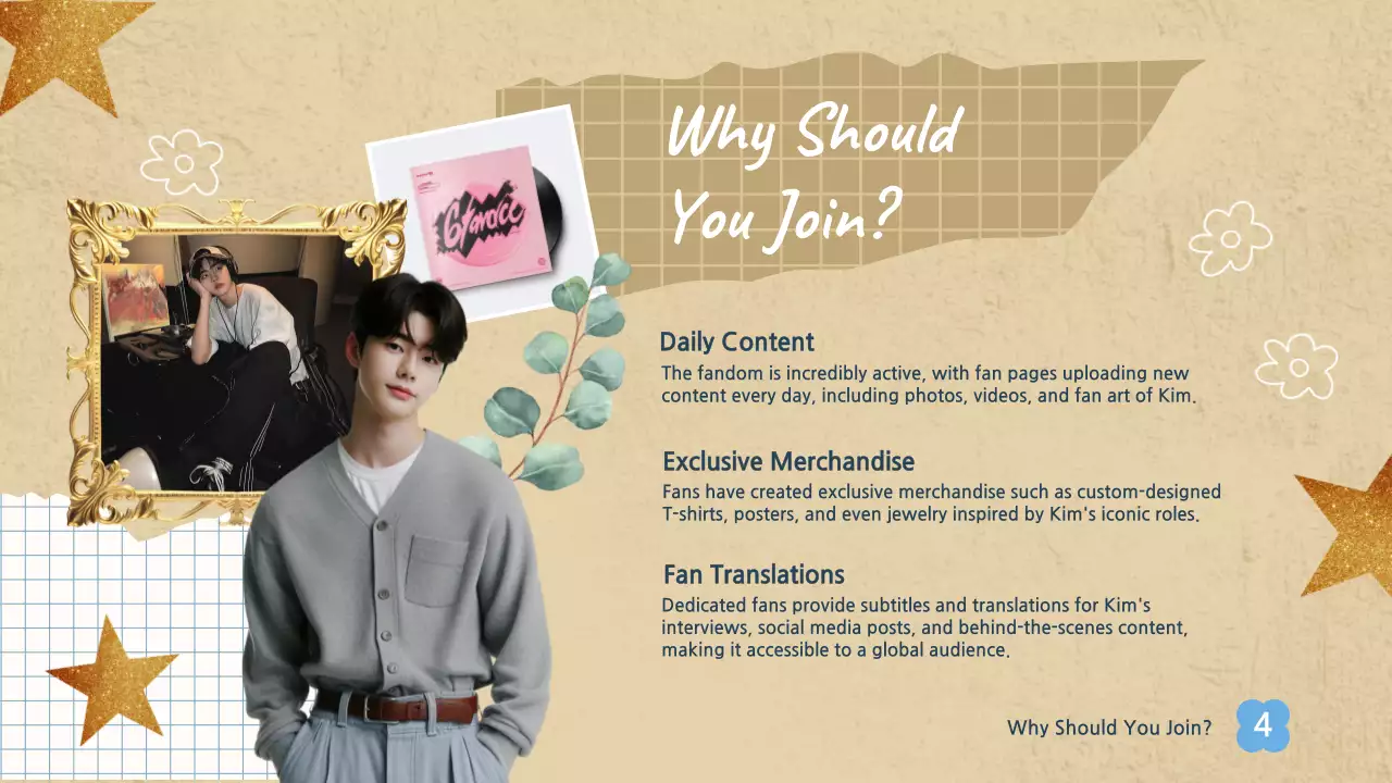 Beige Modern K-Drama Pitch Presentation