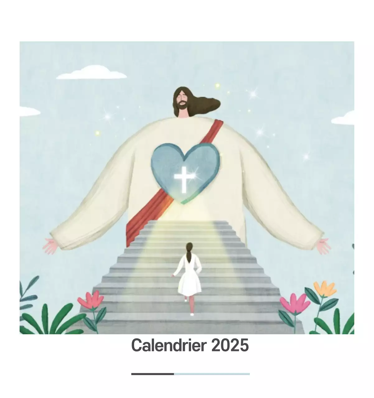 Illustration pastel de l'église