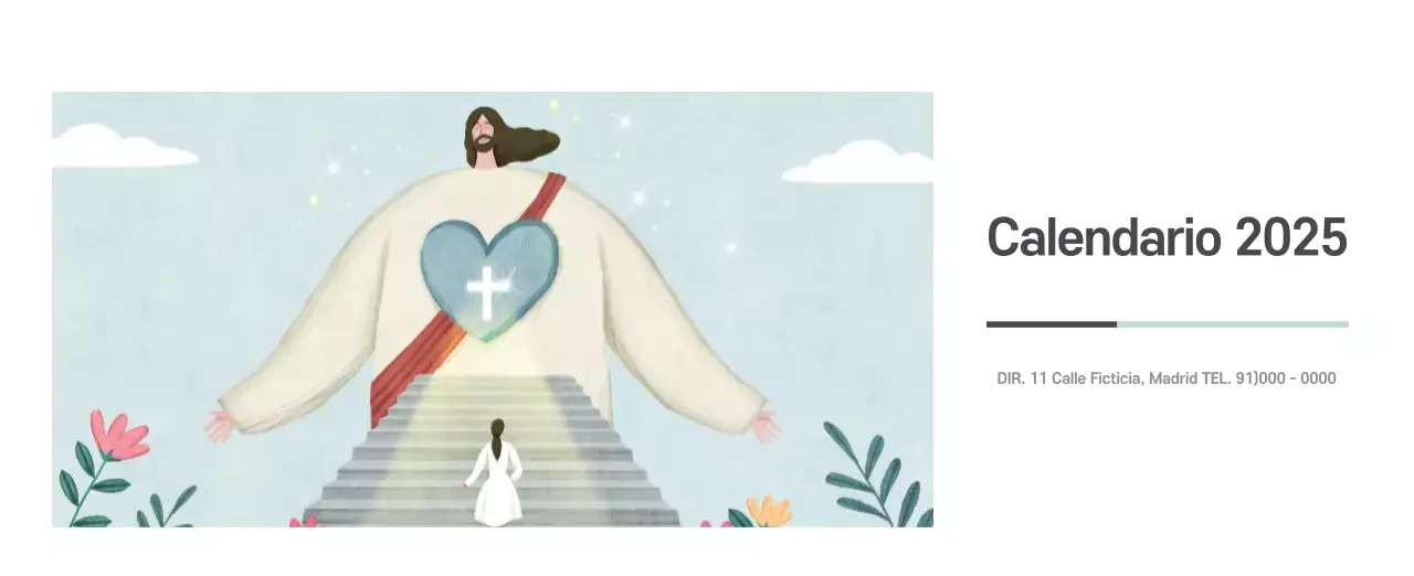 Pastel limpio ilustración iglesia