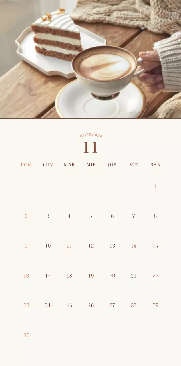 Promover Beige Vintage Cafe