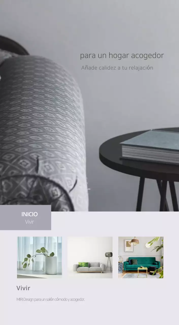 Calendario interior minimalista beige