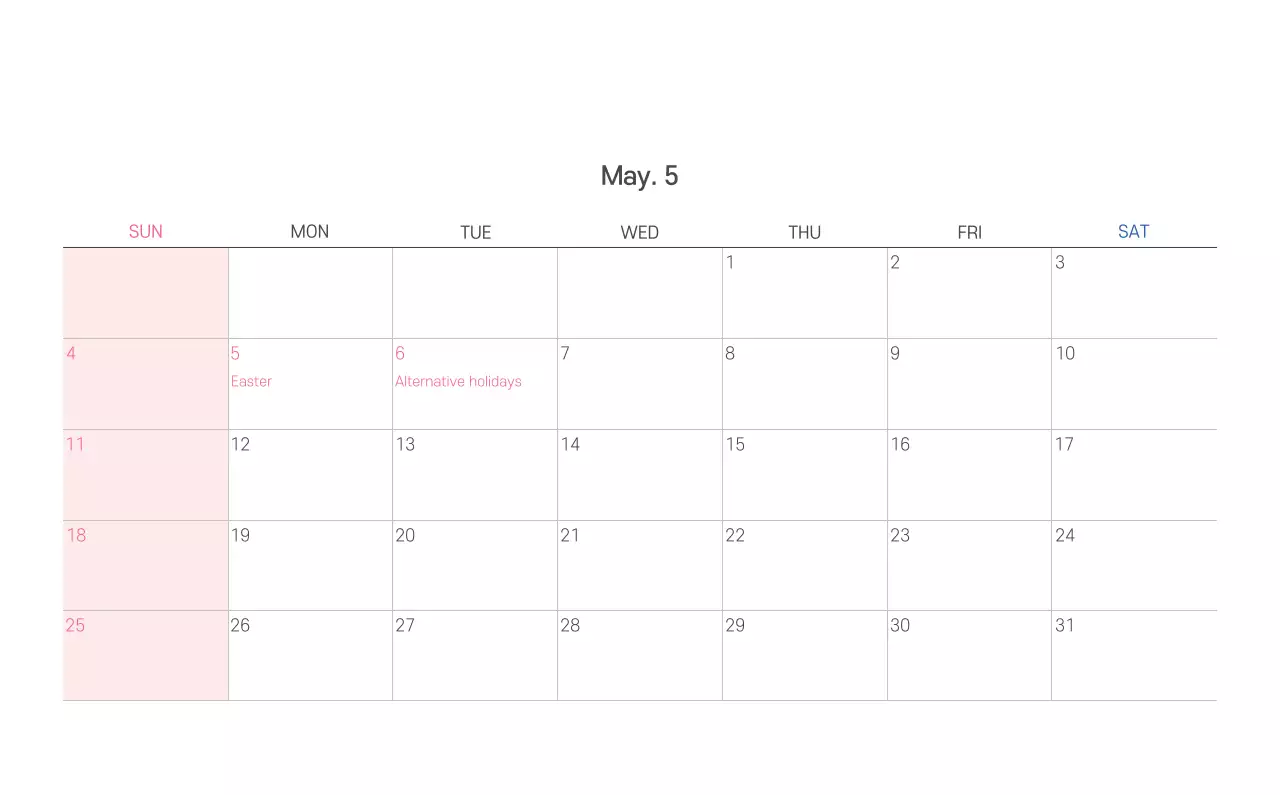 Ilustrasi gereja yang bersih dengan warna pastel