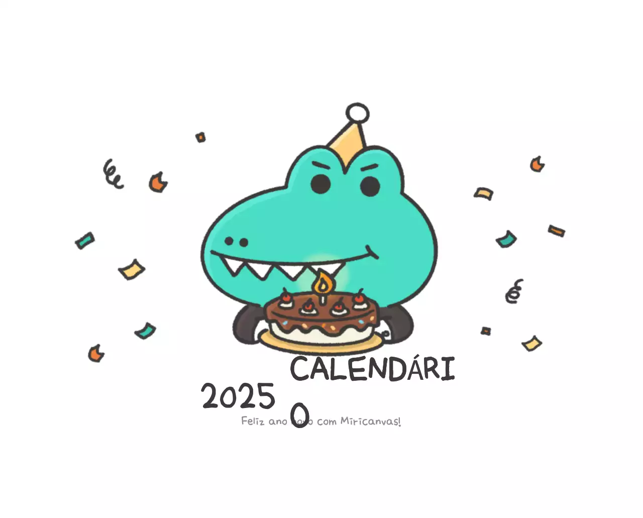Um calendário com um conceito de ilustração de Ago muito giro