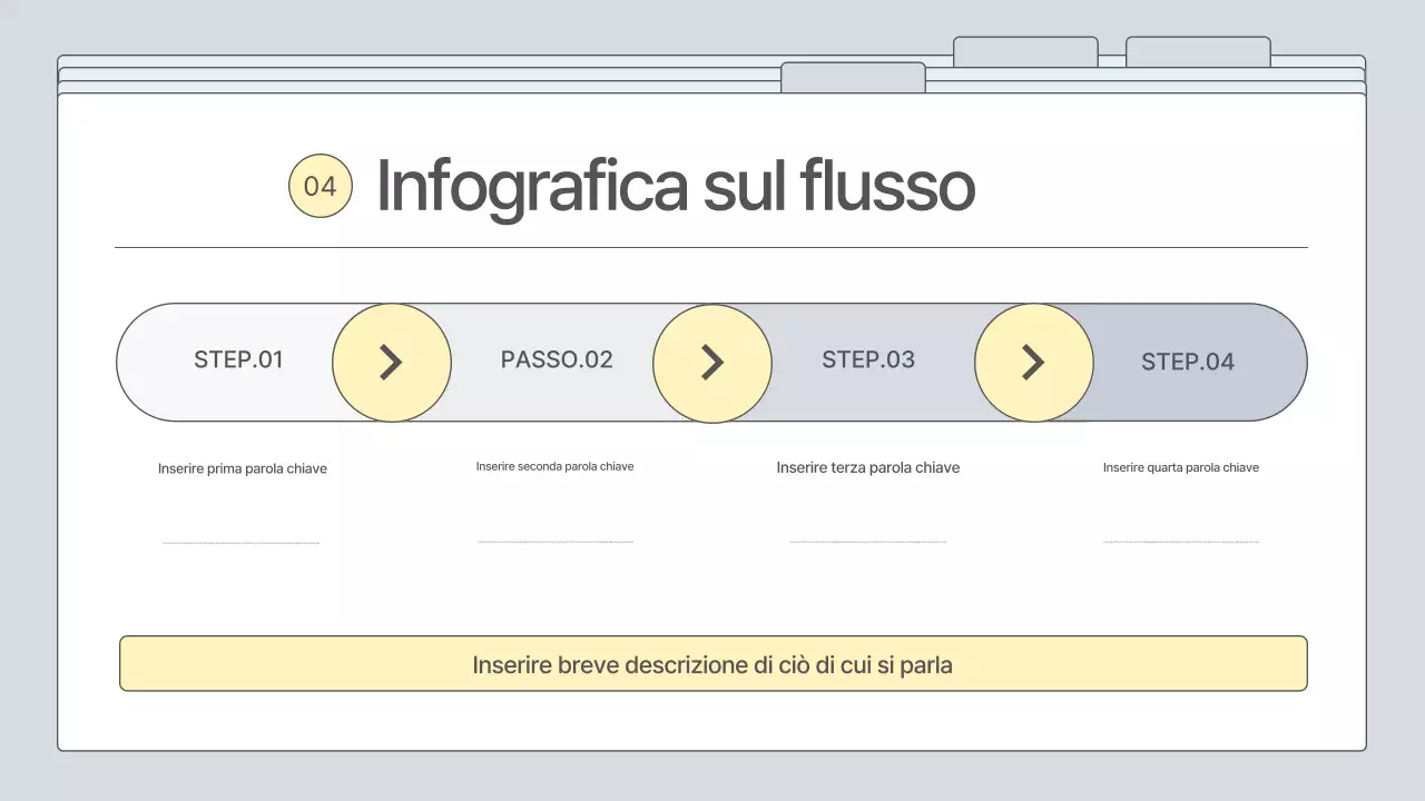 Un business plan semplice e grigio