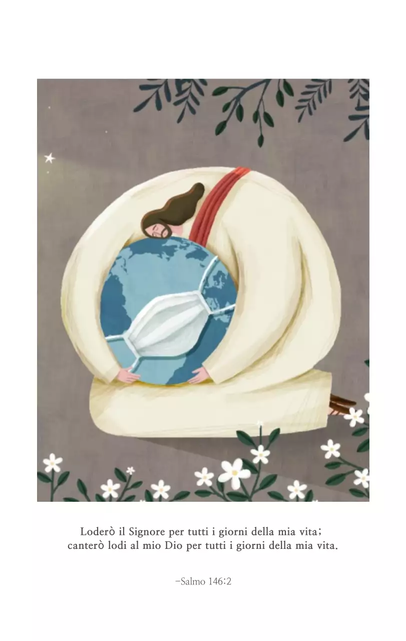 Chiesa illustrazione pulita pastello