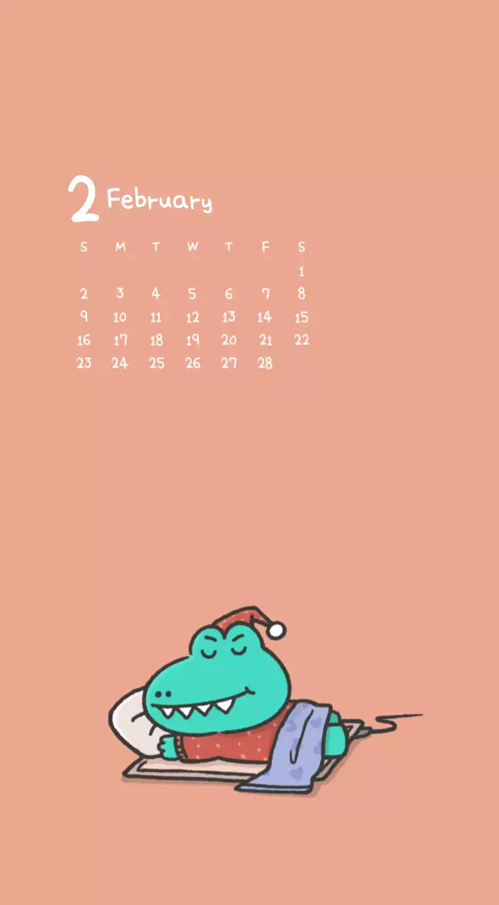 A calendar with a cute Argo illustration concept