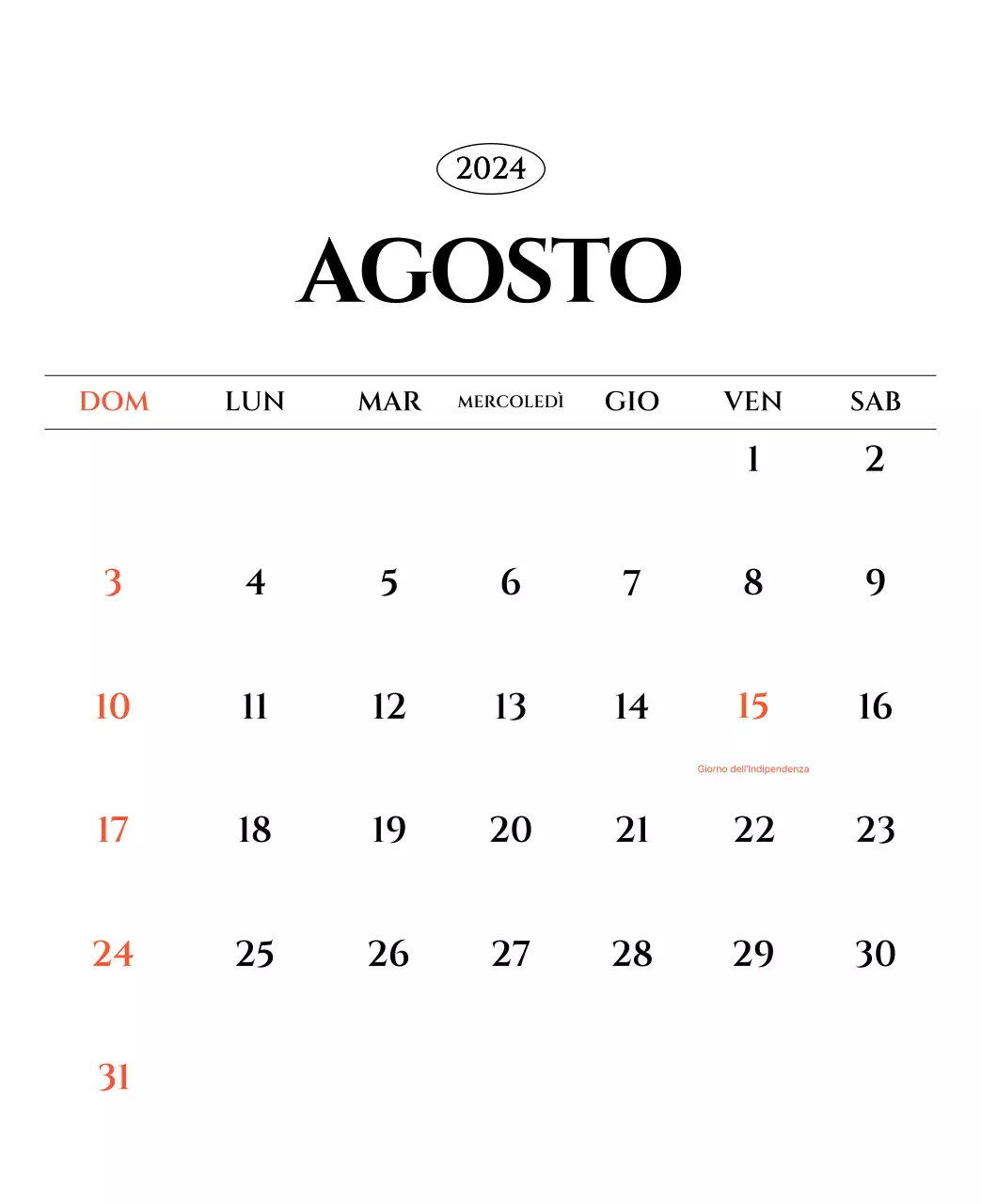 Calendario semplice con concetto di fotografia di viaggio emozionale in bianco e nero