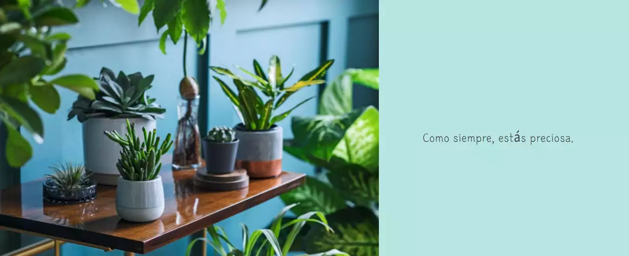 Calendario blanco de naturaleza botánica limpia