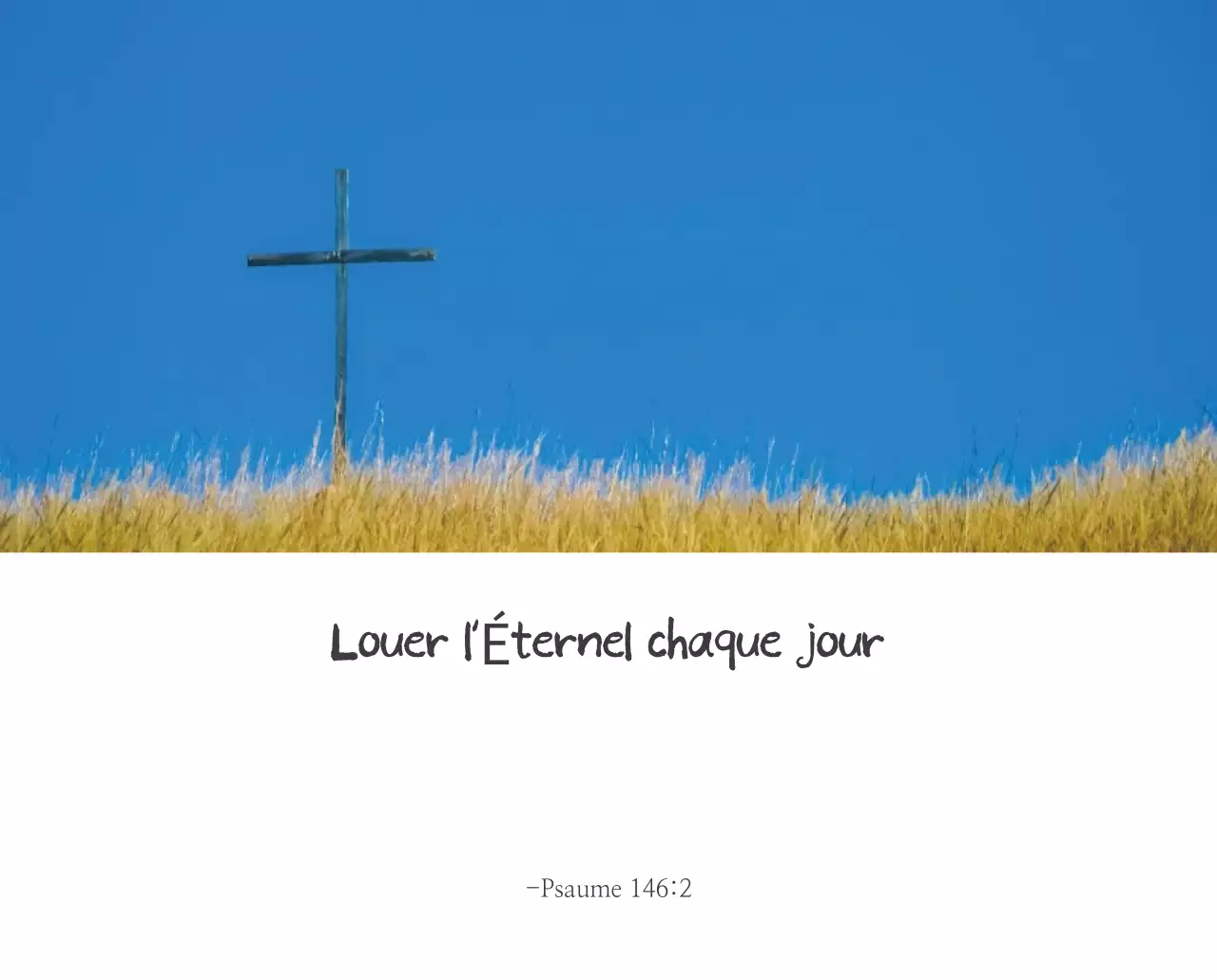 Calligraphie simple Promotion de l'église biblique