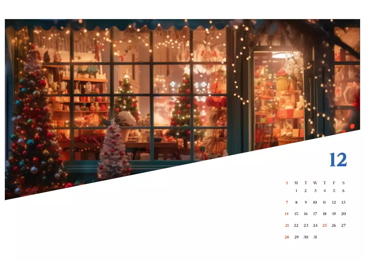 Blauwe moderne ziekenhuiskalender