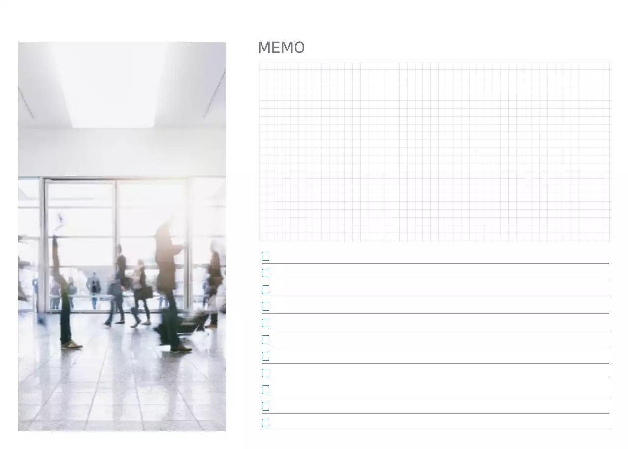 Calendario blu minimalista Promozioni aziendali