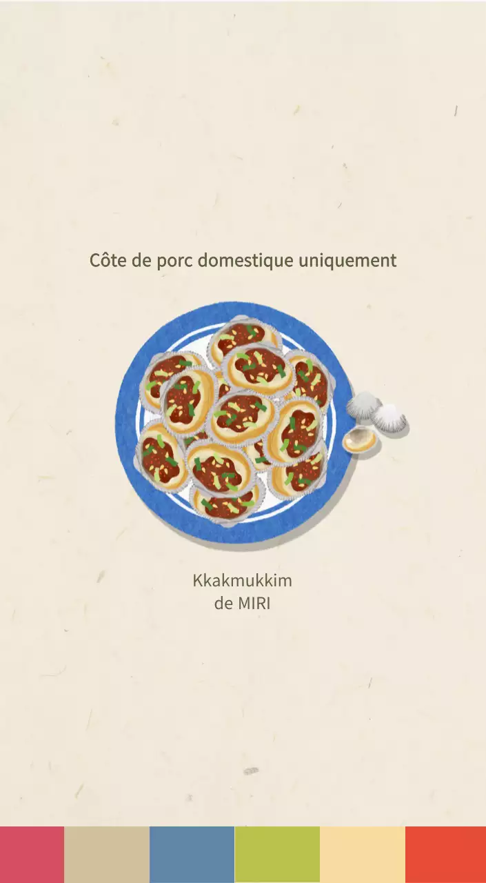 Calendrier de l'alimentation traditionnelle beige