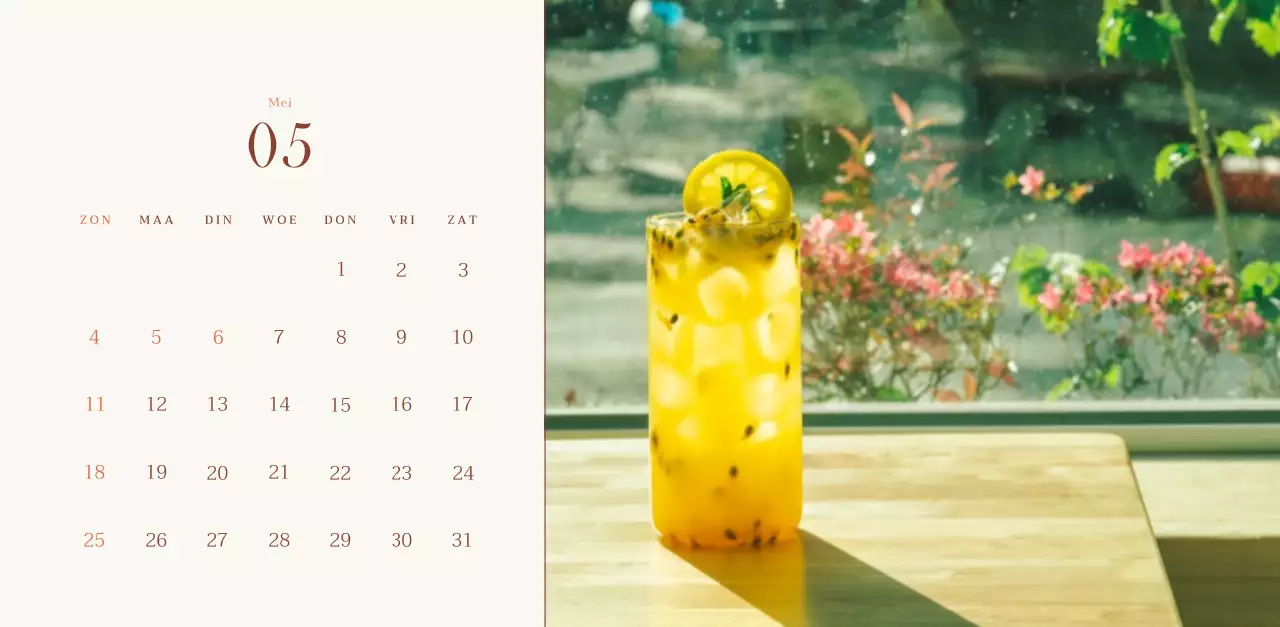 Promote Beige Vintage Café