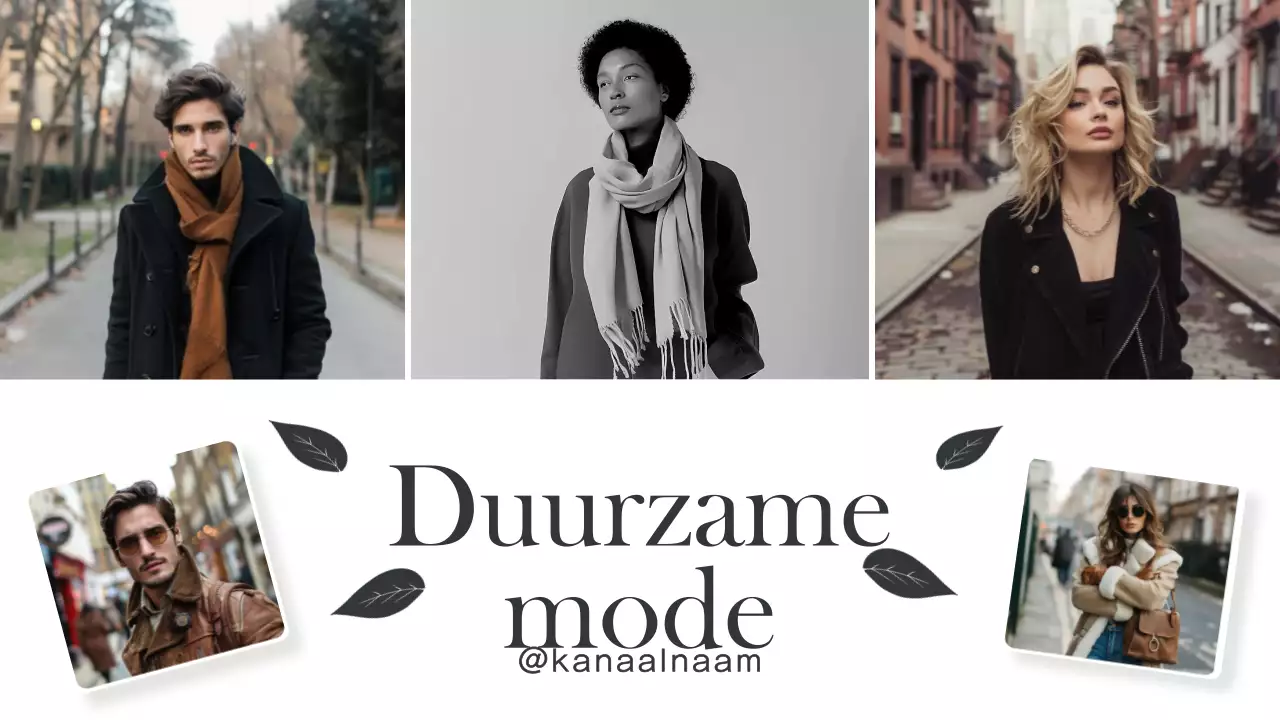 Zwarte moderne mode advertentie